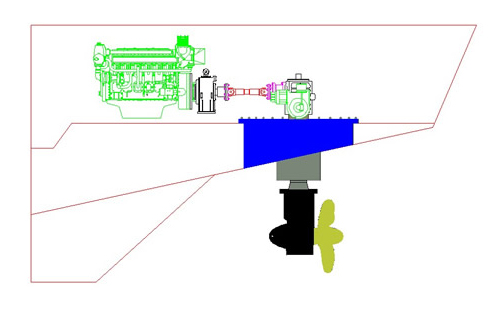 Well-mounted Azimuth Thruster